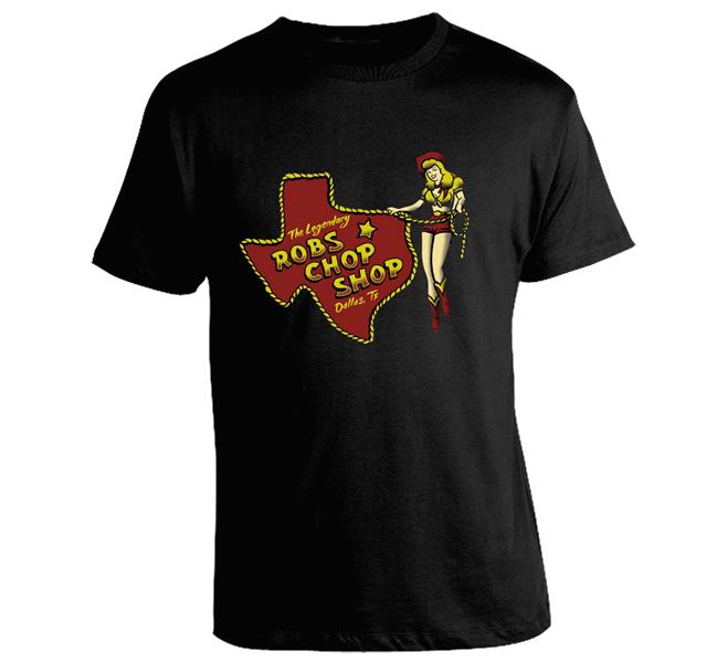 T-Shirt - Robs Chop Shop - The Legendary
