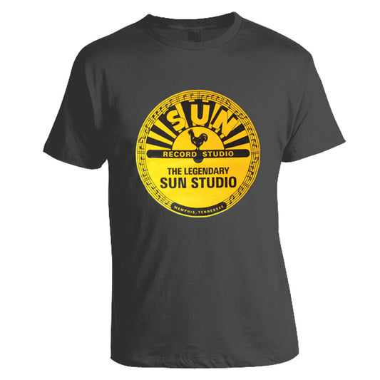 T-Shirt - Sun Records, Dunkelgrau
