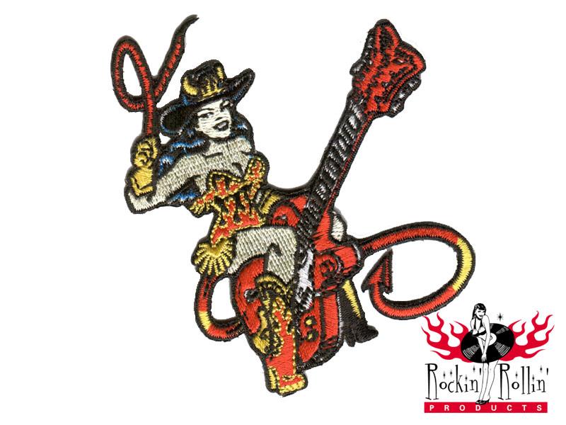 Vince Ray Aufnäher - Guitar Girl