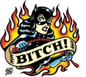 Aufkleber - Vince Ray - Bitch - Small