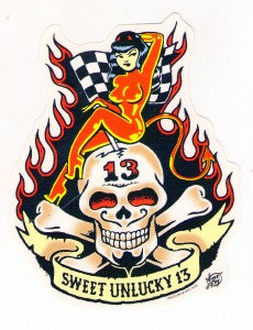 Vince Ray Aufkleber - Sweet Unlucky 13
