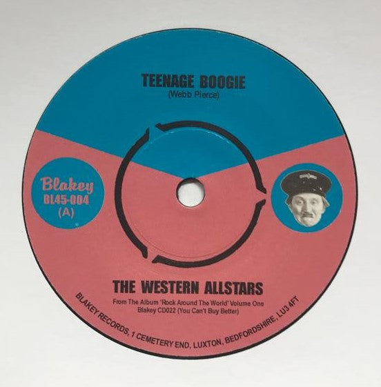 Single - VA - Rebbels / The Western All Stars - Monkey, Monkey / Teenage Boogie