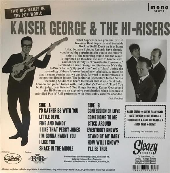 LP - Kaiser George & The Hi-Risers - Transatlantic Dynamite