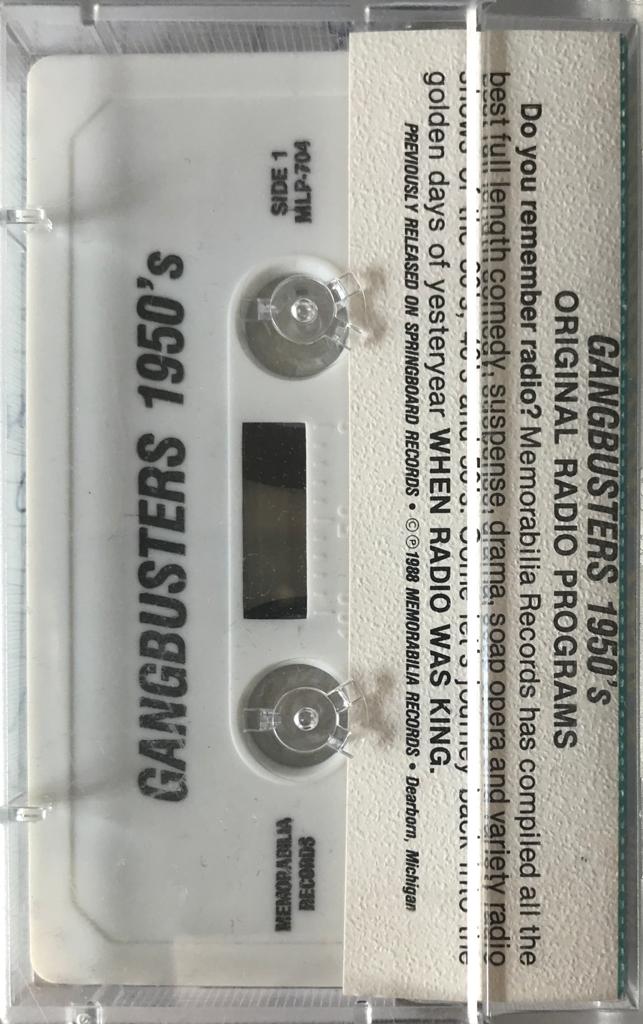 Musikkassette - VA - Gangbusters 1950's - When Radio Was King!