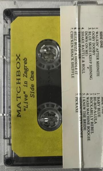 Musikkassette - Matchbox - 'Live In Zagreb'