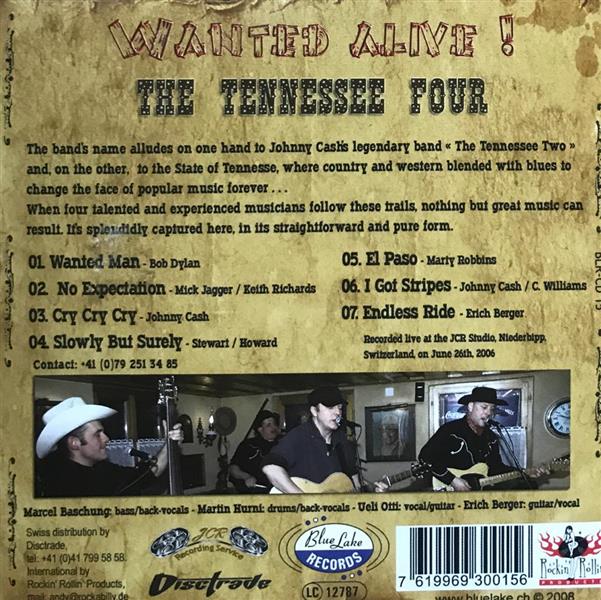 CD - Tennessee Four - Wamted Alive!