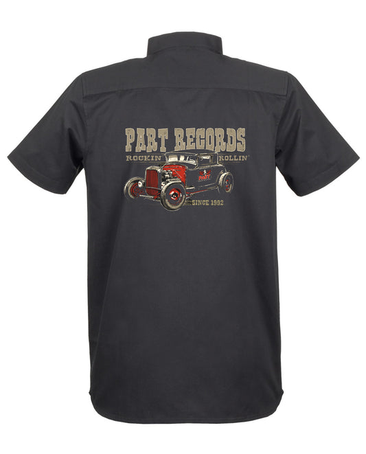 Workershirt - Part Records Hot Rod, Black