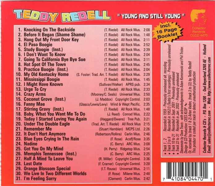 CD - Teddy Redell - Young And Still Young