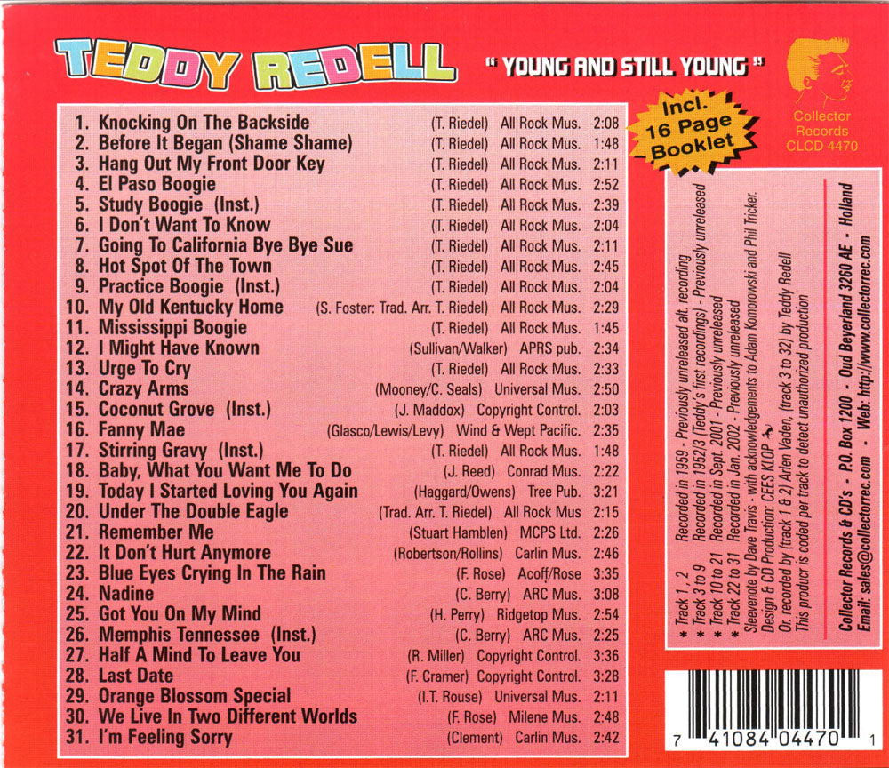 CD - Teddy Redell - Young And Still Young