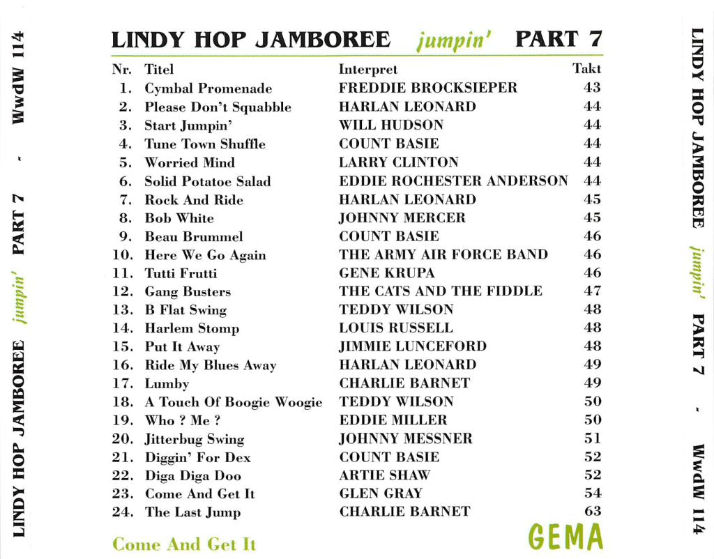 CD - VA - Lindy Hop Jamboree Vol. 7 - jumpin