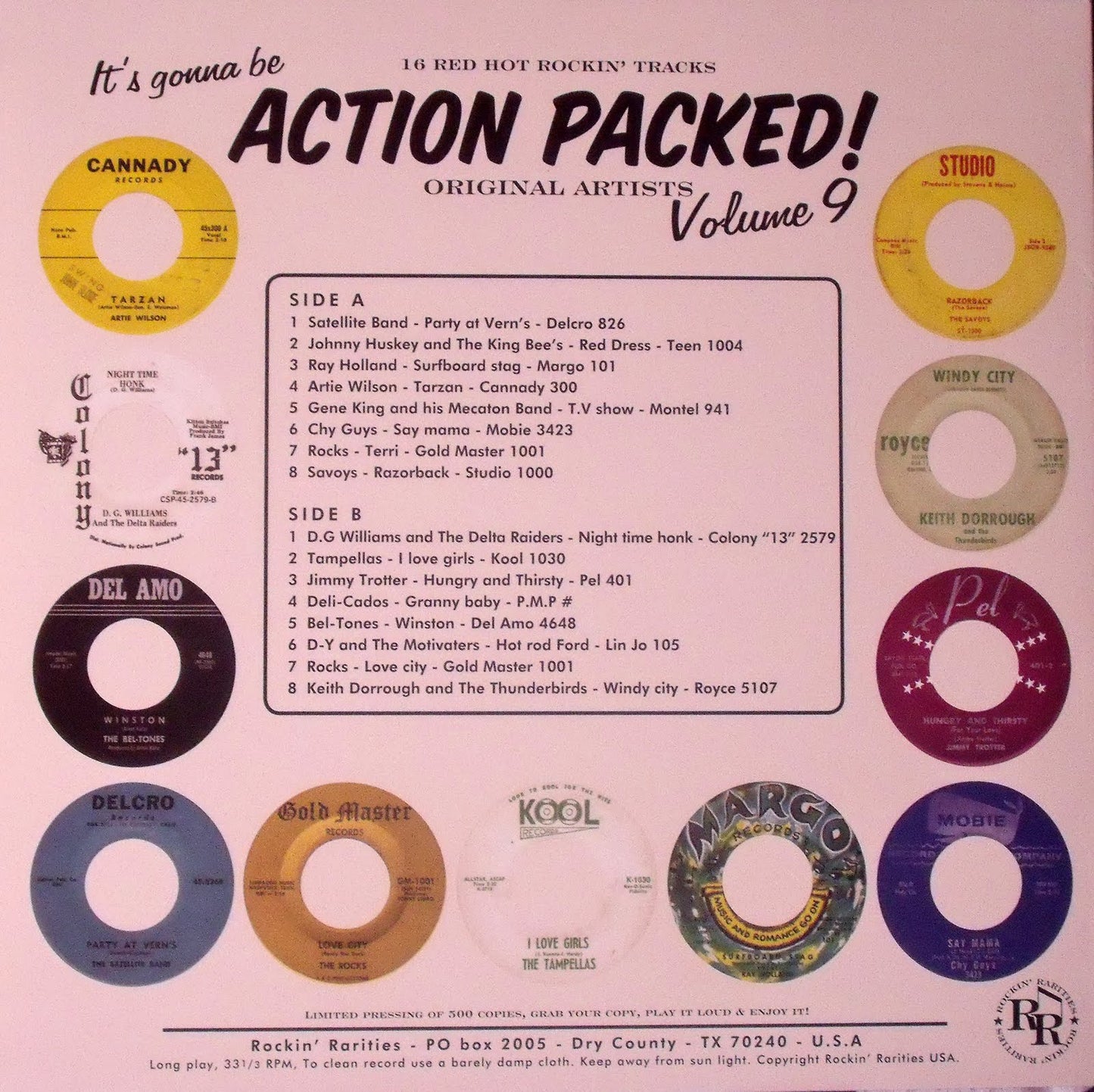 LP - VA - Action Packed Vol. 9