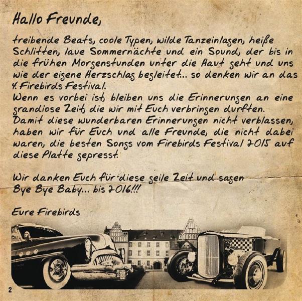 CD - VA - Firebirds Festival Compilation 2015