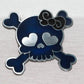 Gürtelschnalle - Girlie Skull Dark Blue