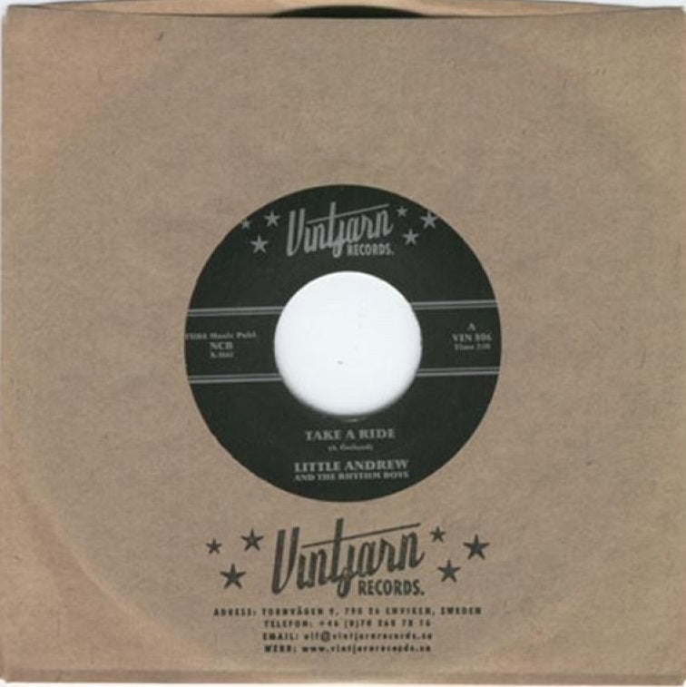 Single - Little Andrew & The Rhythm Boys - All Gone , Take A Ride