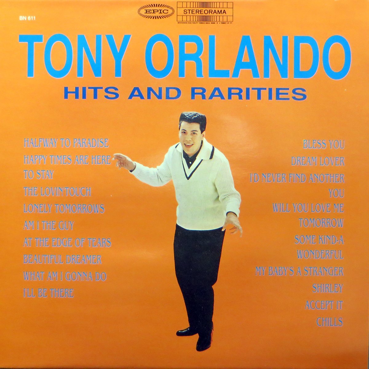 LP - Tony Orlando - Hits and Rarities