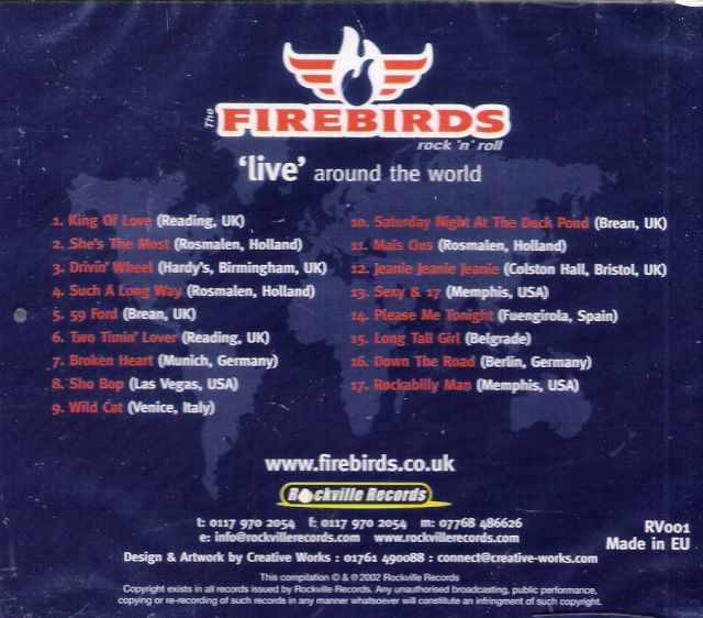 CD - Firebirds - Live Around The World