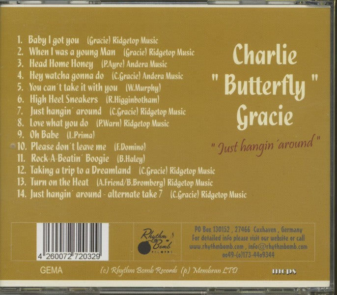 CD - Charlie Gracie - Just Hangin' Around