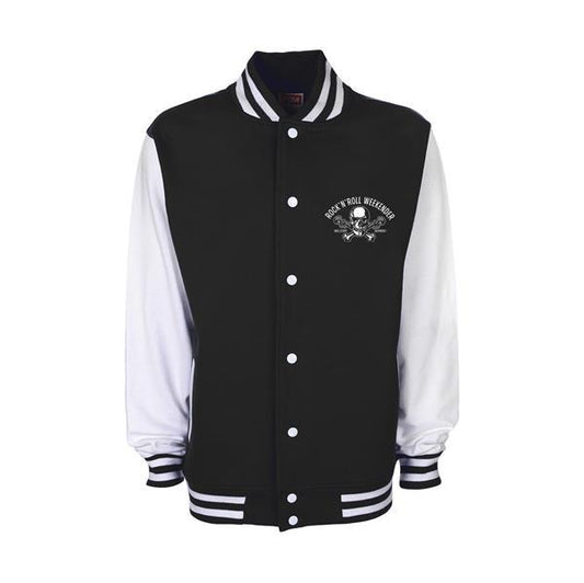 Kids - College-Jacket - Walldorf Weekender Skull - Black-White