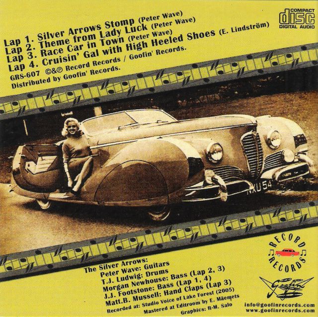 CD-EP - Peter Wave & The Silver Arrows - Caution! Race Car In Town