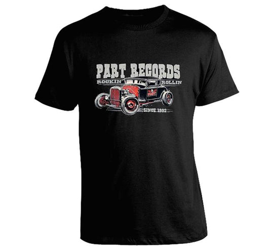T-Shirt - Part Records Hot Rod, Schwarz