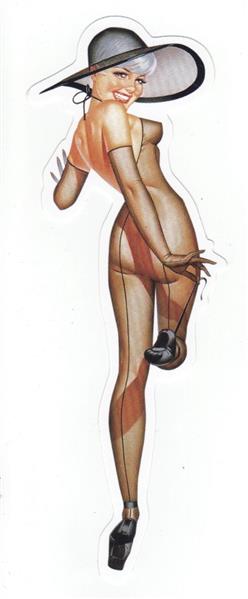 Pin Up Girl Aufkleber - Retro Pin Up 9