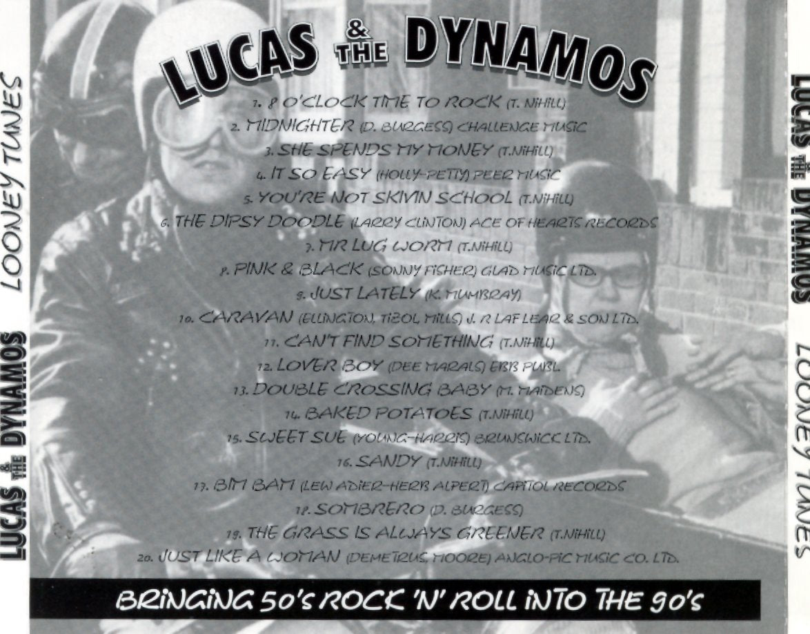 CD - Lucas And The Dynamos - Looney Tunes