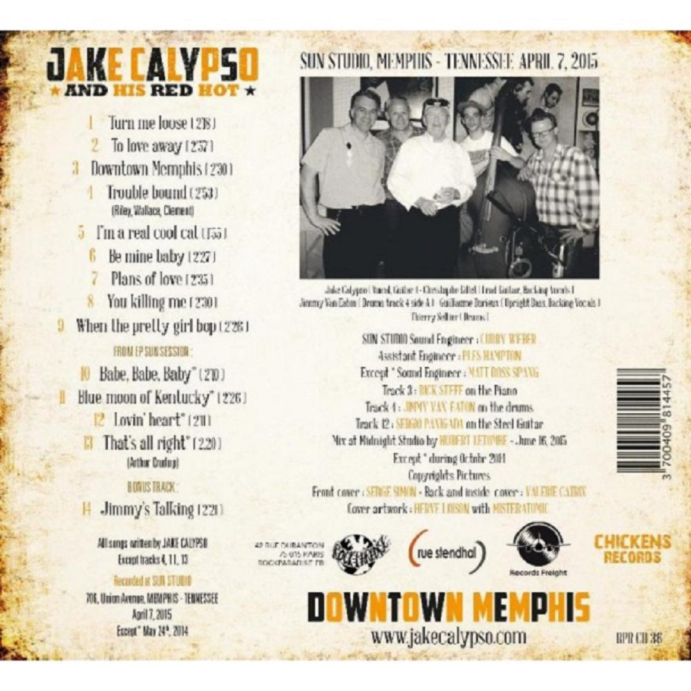 CD - Jake Calypso - Downtown Memphis