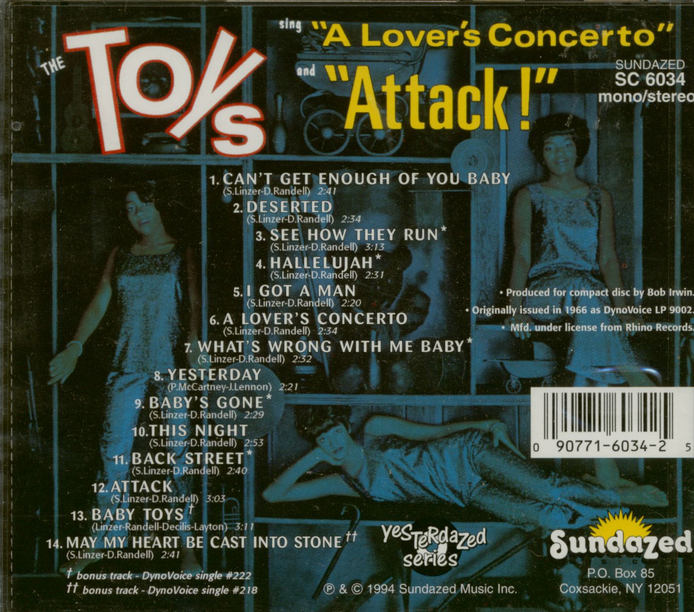 CD - Toys - A Lover's Concerto