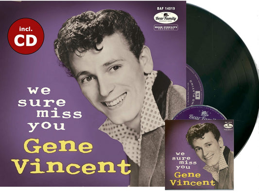 10inch - Gene Vincent - We Sure Miss You - Commemorative Album