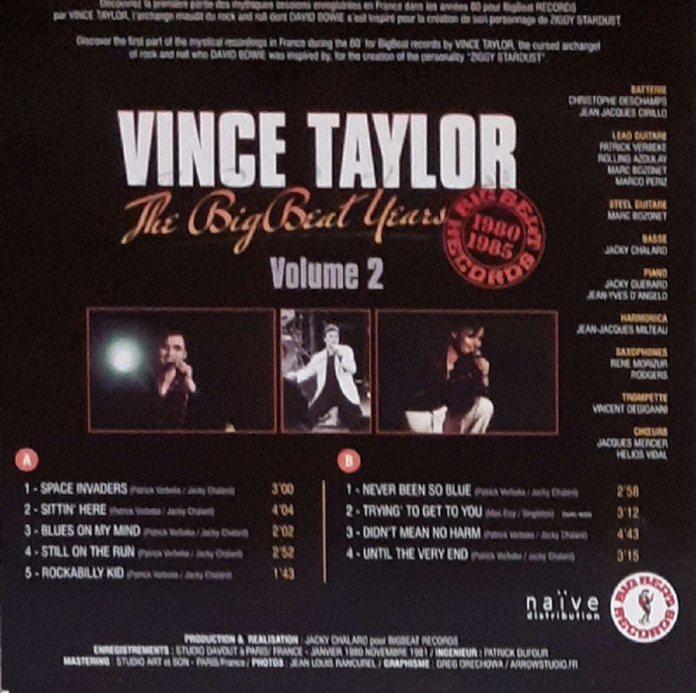 10inch - Vince Taylor - The Big Bet Years 1980-1985 Vol. 2