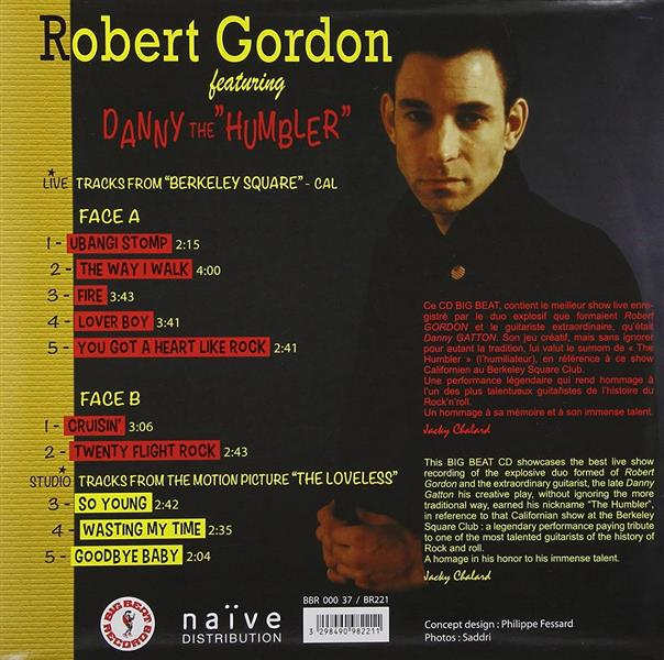 10inch - Robert Gordon Feat. Danny The Humbler - Live from Berkeley Square