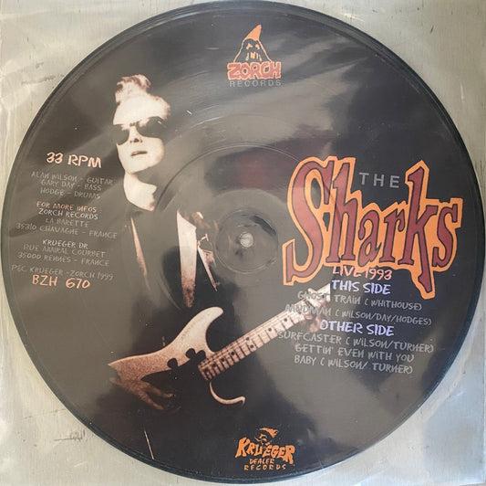 10inch - Sharks - Live 1993 - Picture Disc