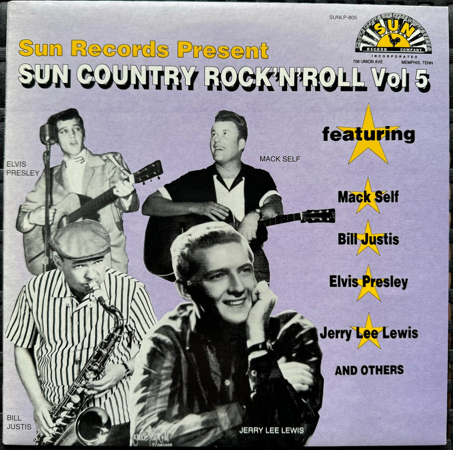 10inch - VA - Sun Country Rock'n'Roll Vol. 1-5 (vollständige Serie)