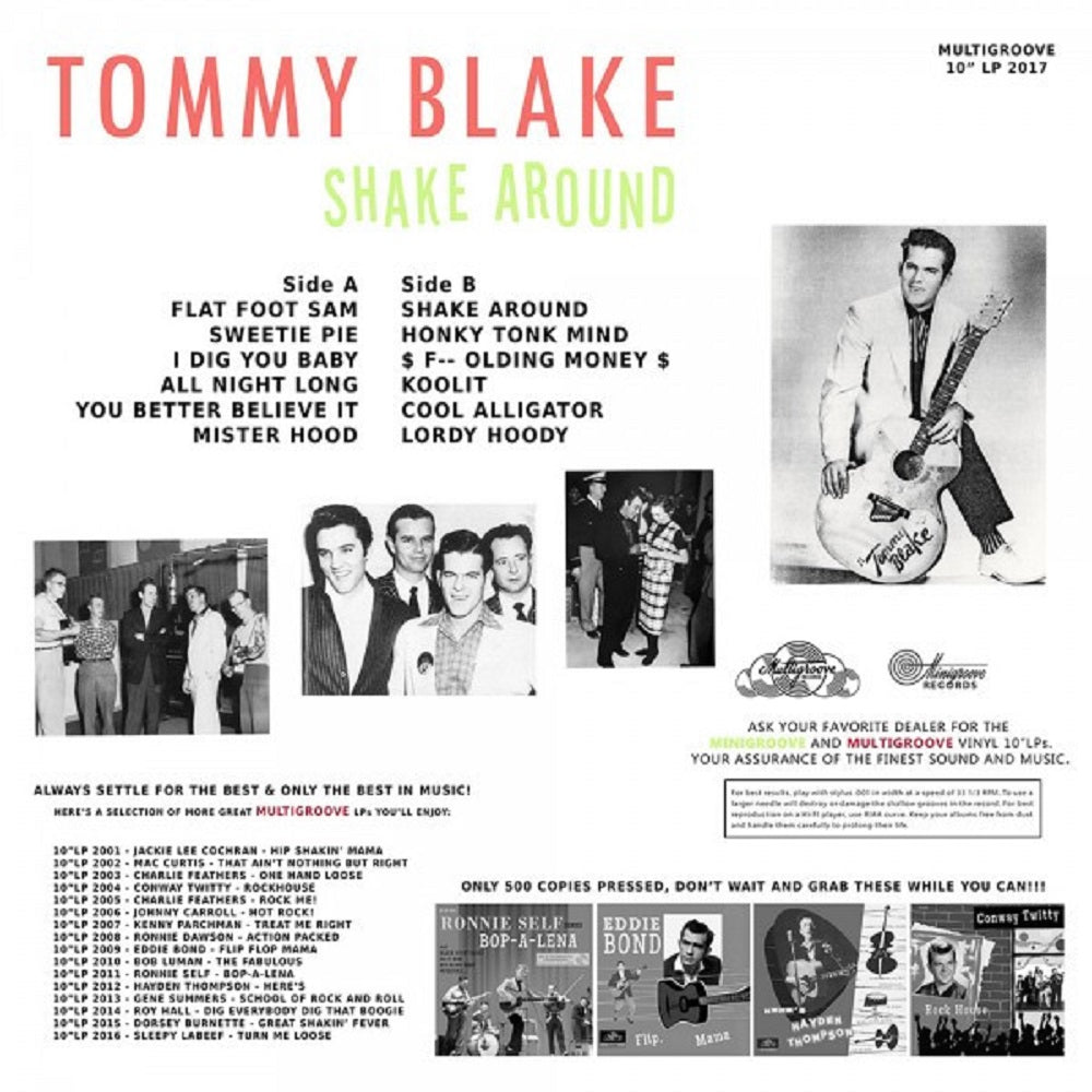 10inch - Tommy Blake - Shake Around