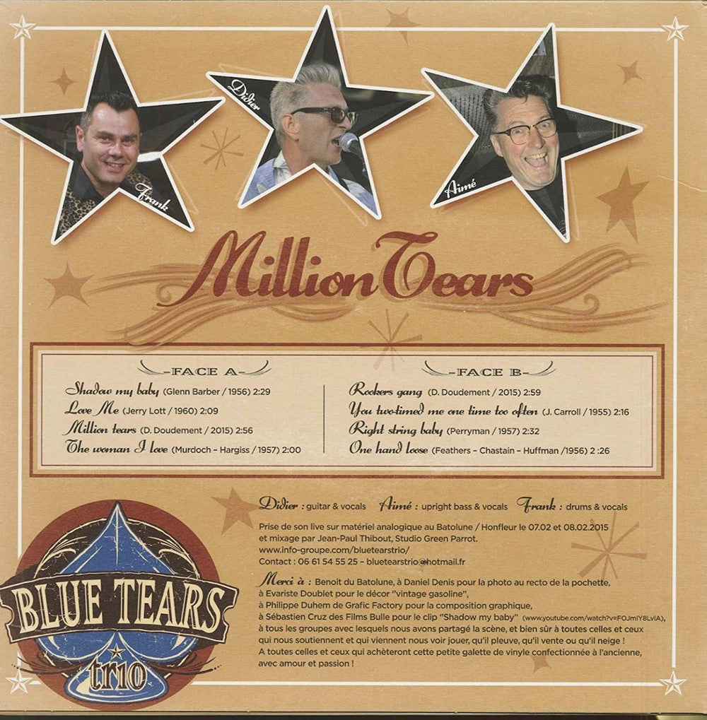 10inch - Blue Tears Trio - Million Tears