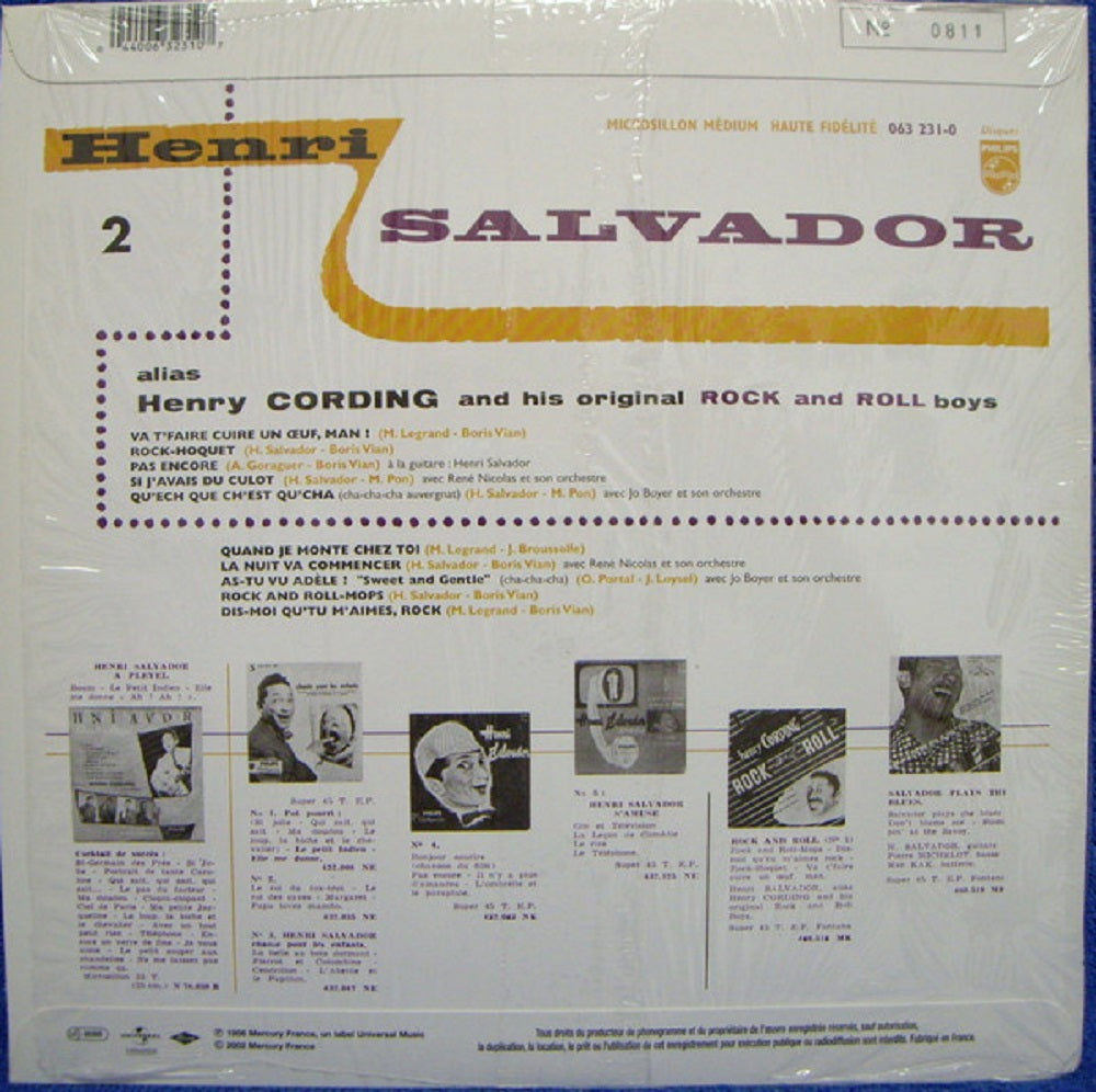 10inch - Henri Salvador Alias Henry Cording Vol. 2