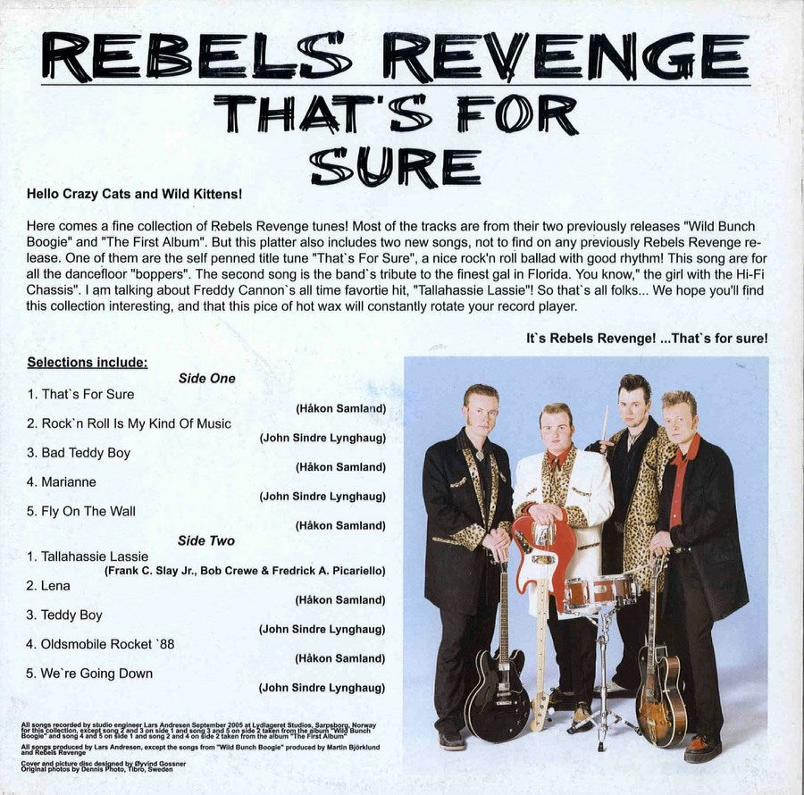10inch - Rebels Revenge - Thats For Sure