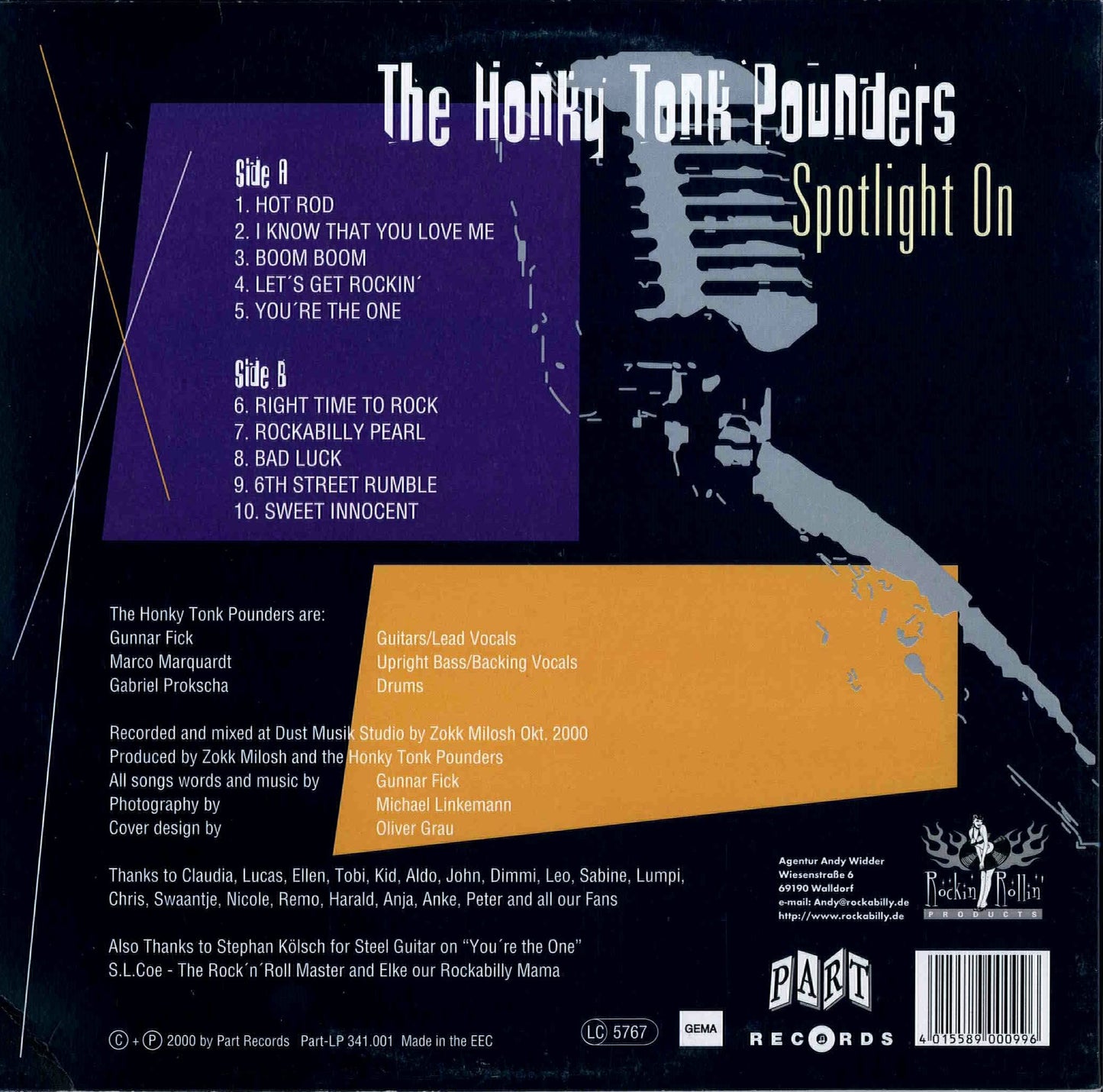10inch - Honky Tonk Pounders - Spotlight On
