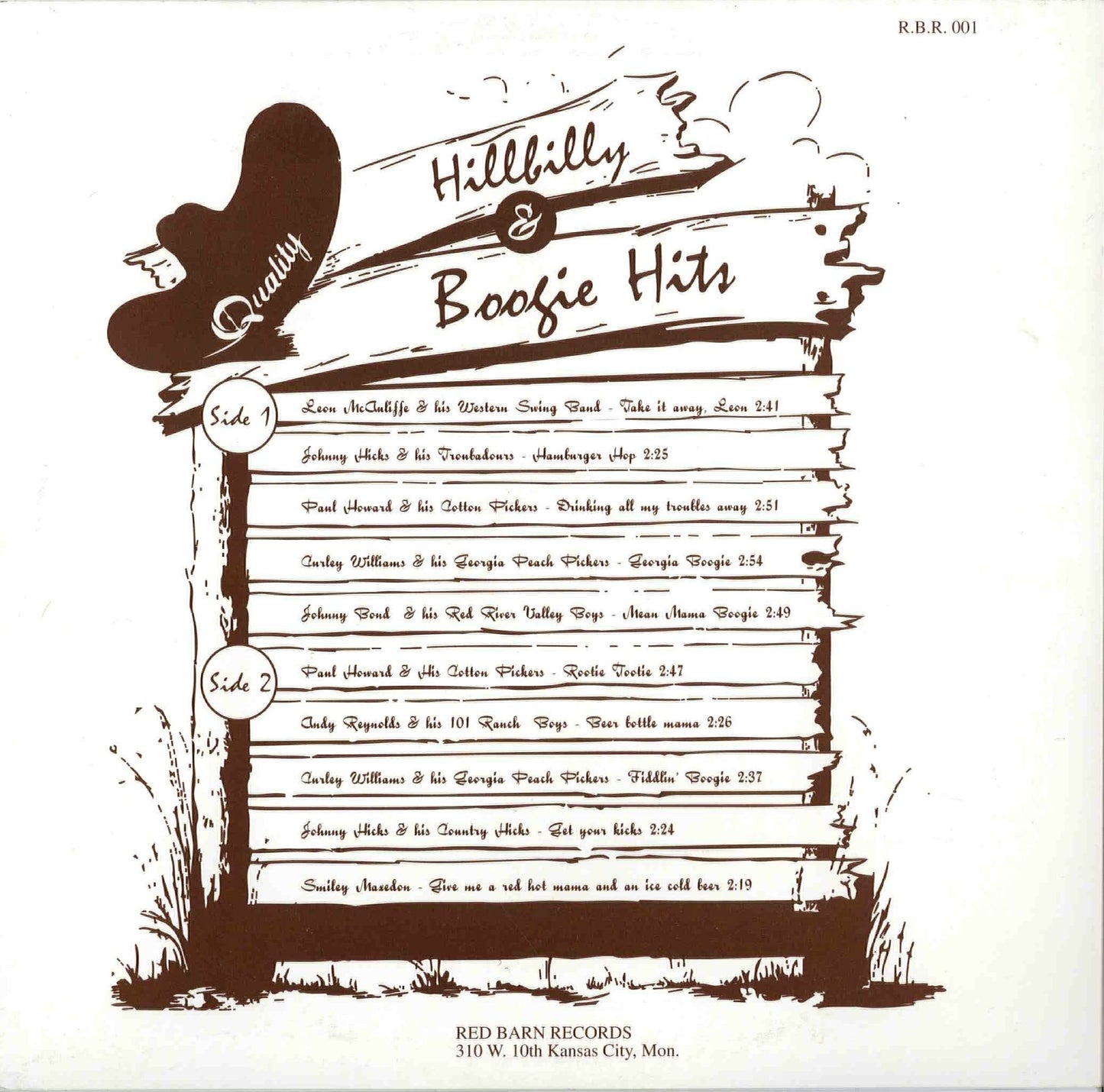 10inch - VA - Hillbilly Boogie