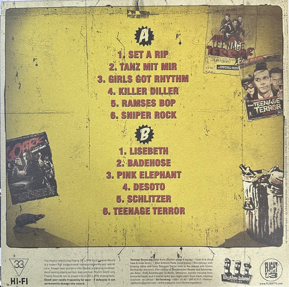 10inch - Teenage Terror - Set A Rip
