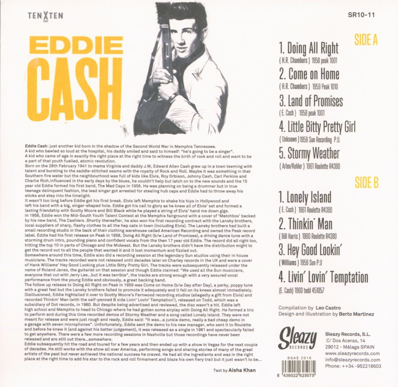 10inch - Eddie Cash - Doing It Right