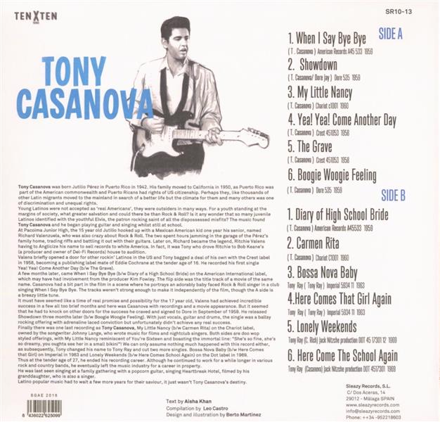 10inch - Tony Casanova - Boogie Woogie Feeling