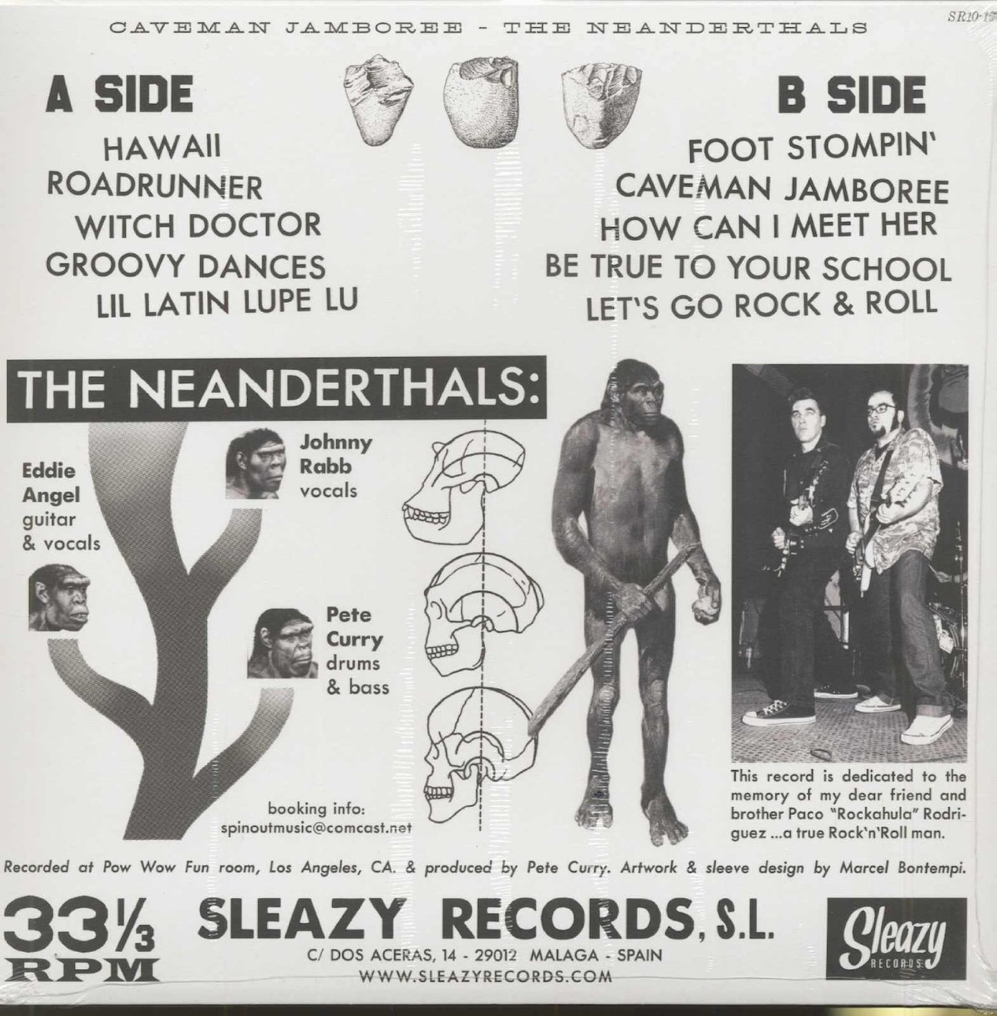 10inch - Neanderthals - Caveman Jamboree