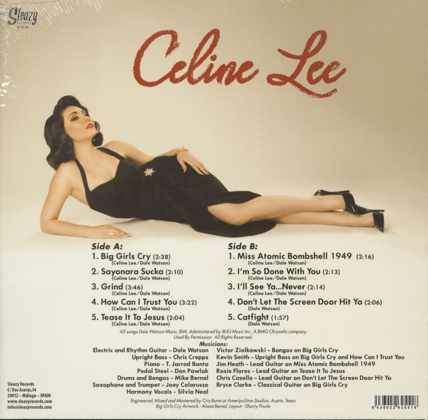 10inch - VA - Celine Lee & Dale Watson - Sayonara Sucka