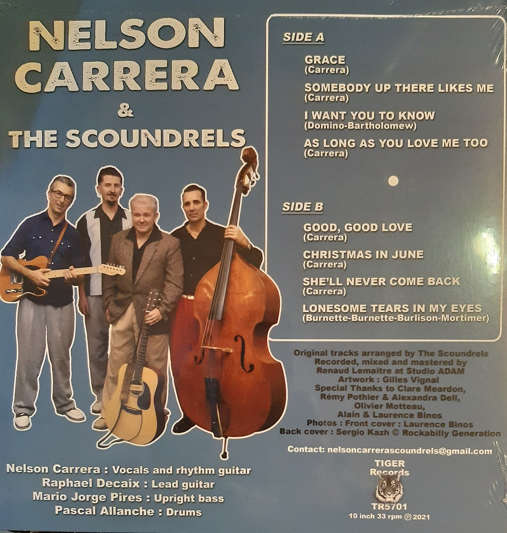 10inch - Nelson Carrera & the Scoundrels - Somebody Up There Likes Me