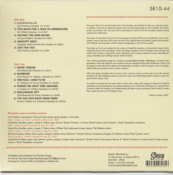 10inch - Carl Perkins - Sister Twister 1960-1962