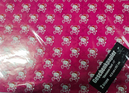 Geschenkpapier - Christmas Skull 2
