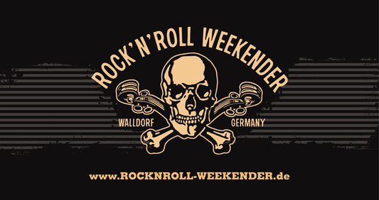 Bauzaunbanner Walldorf Weekender - Skull