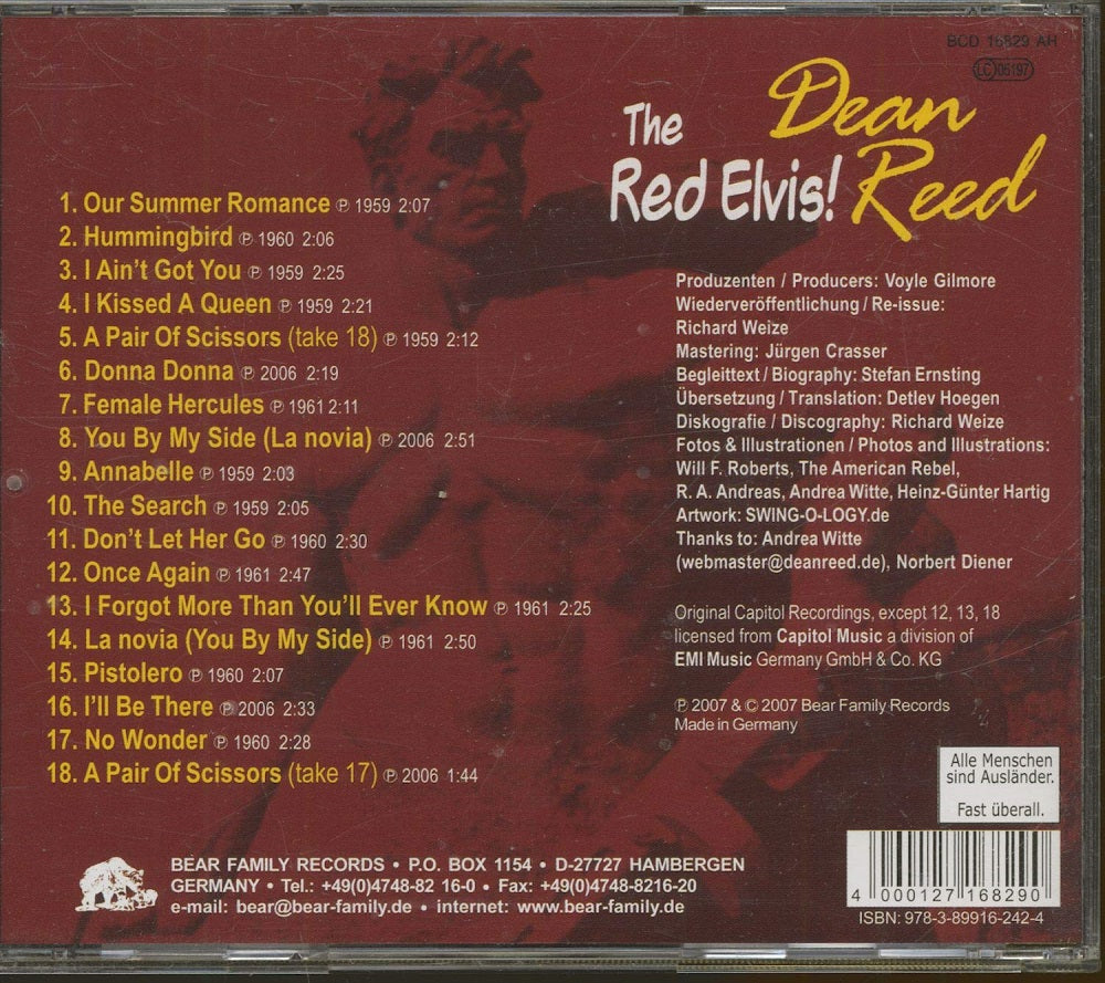 CD - Dean Reed - The Red Elvis