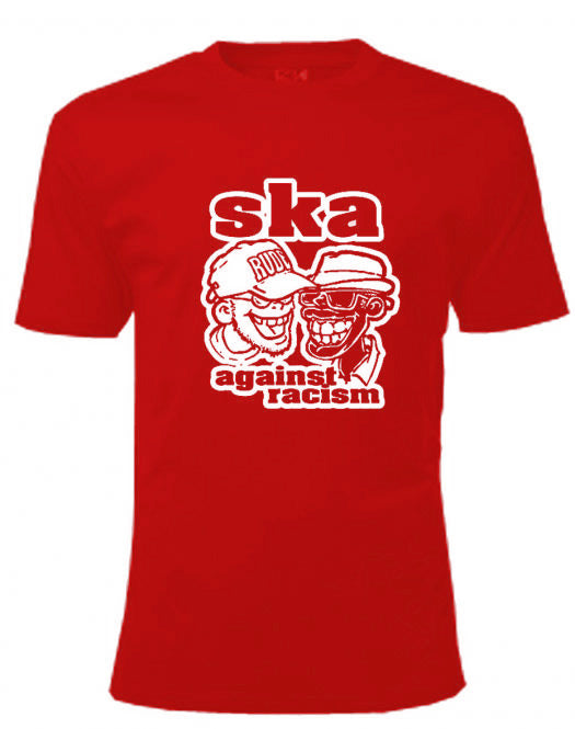 T-Shirt - Busters - SKA AGAINST RACISM, rot